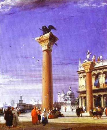 Richard Parkes Bonington St. Mark's Column in Venice oil painting picture